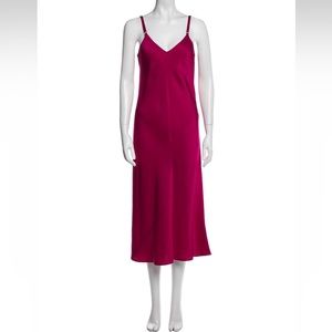 A.L.C Annex dress burgundy red slip silky satin dress size 2 xs